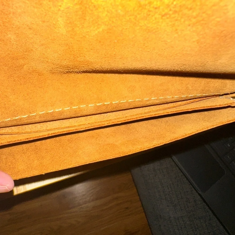 Portland Leather Elegant Brown Envelope Clutch - Picture 3 of 3